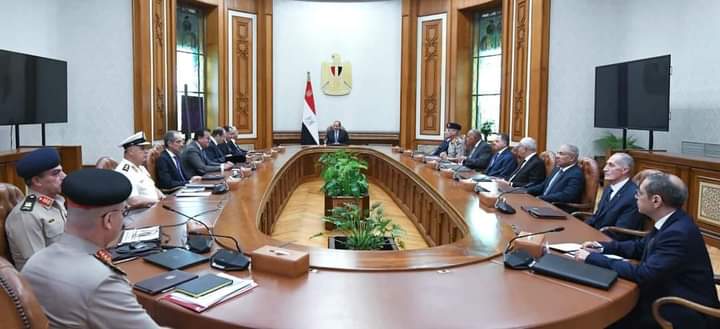 الرئيس عبد الفتاح السيسي يرأس اجتماع مجلس الأمن القومي بشأن الأوضاع في فلسطين