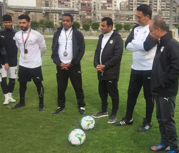 منتخب الشباب يتدرب بالكرة الرسمية لبطولة أمم أفريقيا