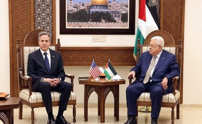 عباس لبلينكن: لا بد من الوقف الفوري للعدوان الإسرائيلي على الشعب الفلسطيني