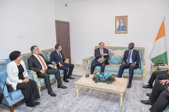 شريف الجبلي يترأس وفد برلماني مصري ويبحث سبل تعزيز التعاون المشترك مع رئيس الجمعية الوطنية بكوت ديفوار