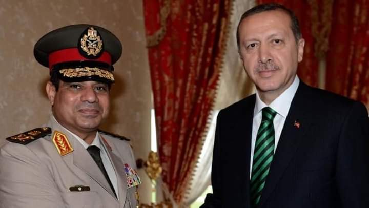 الرئيس السيسى يتلقى اتصالا هاتفيا من الرئيس التركى أردوغان بشأن الأوضاع في غزة