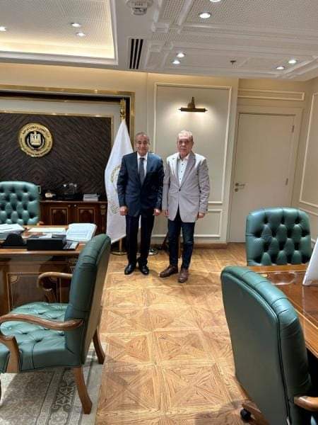 شرشر يلتقى الدكتور على المصيلحي وزير التموين