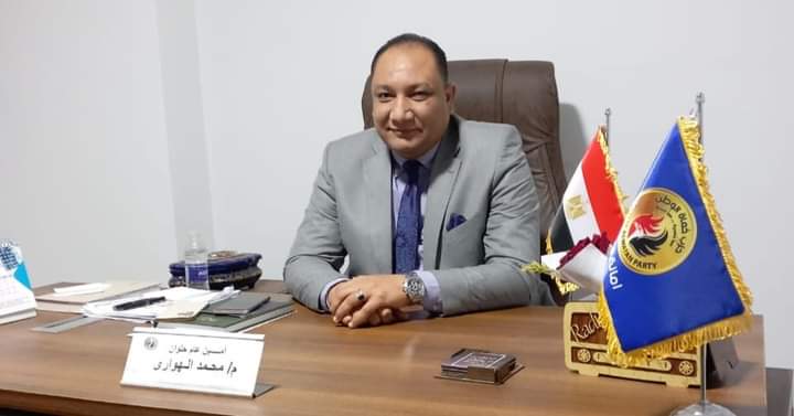 الهواري حزب حماة الوطن يقوم بزيارة عددا من دار المسنين وتوزيع عددا من المواد الغذائية للفقراء