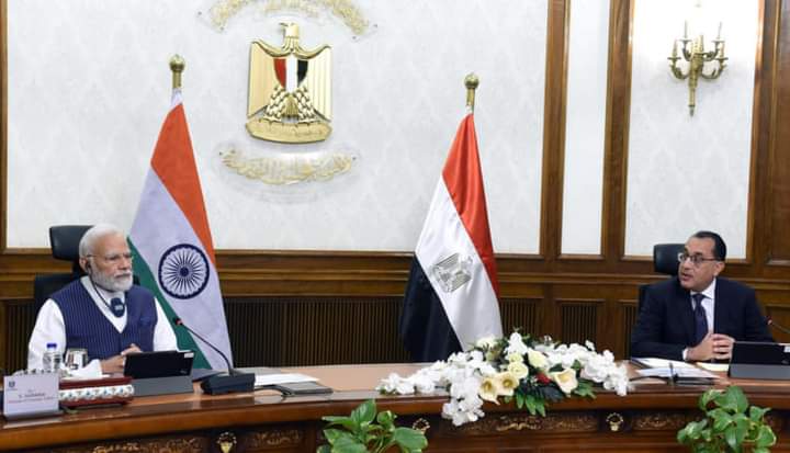 مودي الشركات الهندية استثمرت نحو 170 مليون دولار في مصر