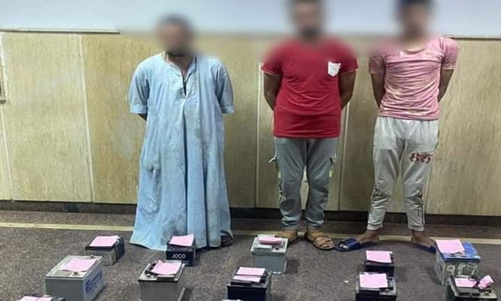 ضبط عناصر تشكيل عصابي بالمنيا تخصص نشاطهم الإجرامى فى سرقة بطاريات السيارات