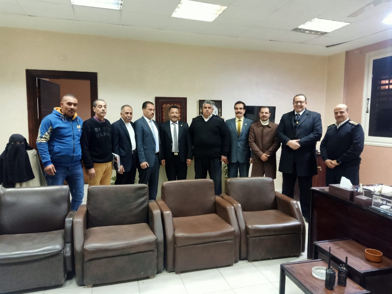 حزب الحرية المصري بالبدرشين يكرم قيادات وضباط مركز البدرشين