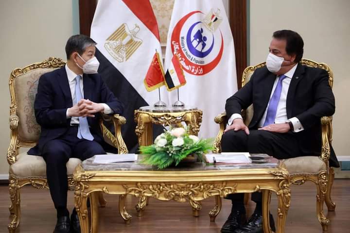وزير الصحة يستقبل سفير الصين لبحث تعزيز التعاون بالمشروعات الصحية المشتركة
