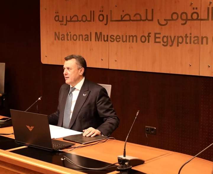 وزير الآثار يترأس اجتماع مجلس إدارة هيئة المتحف القومي للحضارة المصرية -